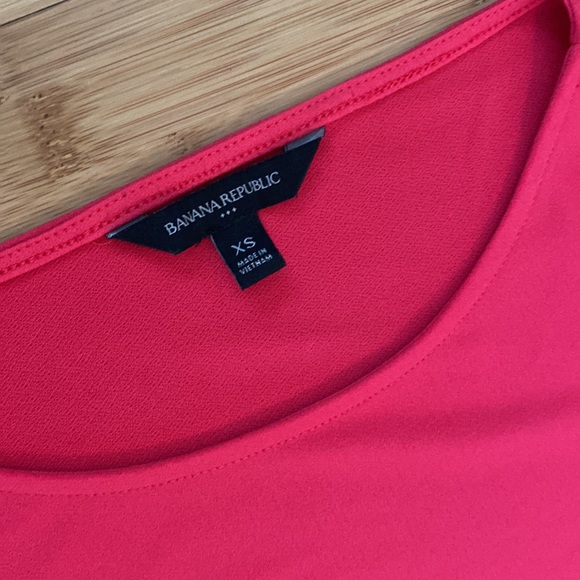 Banana Republic Pink Flare Sleeve Blouse in XS - Picture 3 of 4